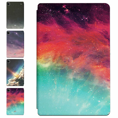 Sky Texture Stand Leather Smart Tablet Case For iPad Pro 5 6 7 Mini Air 1 2 3 4