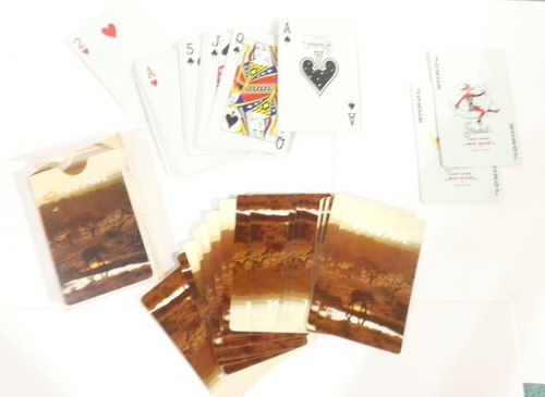 PAN AMERICAN AIRLINES COUNTRY PLAYING CARDS PAN AM COMPLETE SET AFRICA - Picture 6 of 7