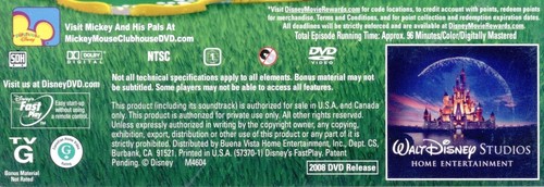 Mickey Mouse Clubhouse: Mickey's Storybook Surprises 2008 Disney educational DVD - Imagen 6 de 6