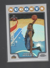 SONNY WEEMS 2008-09 TOPPS CHROME REFRACTOR ROOKIE CARD #216