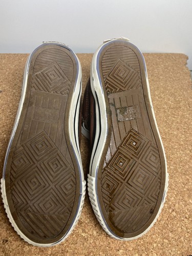 BK Caballeros Británicos Botas de Entrenador Tenis Roco PU Marrón Talla 2 - Imagen 7 de 7