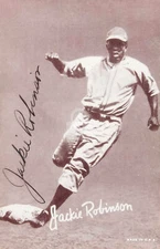 Jackie Robinson Baseball Player Signed Autograph RPPC Photo Postcard COPY