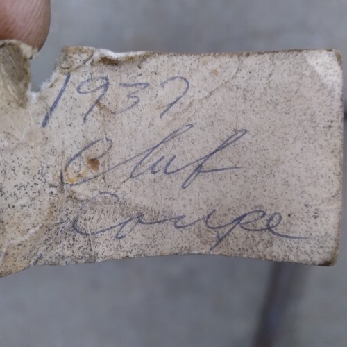 1937 Ford Sedan Club Coupe door Window Garnish Molding Trim Pair Flathead V8 2dr - Picture 8 of 24