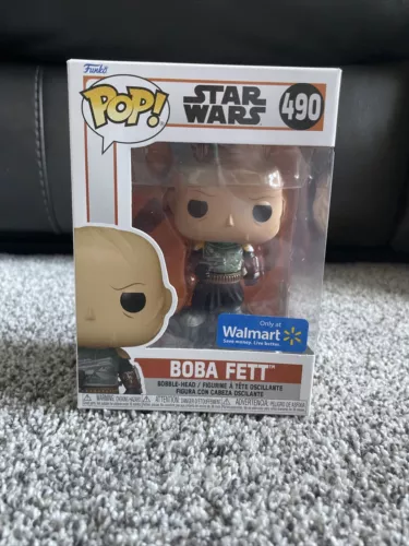 Boba Fett Unmasked Funko Pop #490 Walmart Exclusive Star Wars