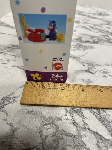 VTG Pooh Collectible Bathtime with Eeyore Figurine Accessories New Sealed Mattel - Picture 6 of 6