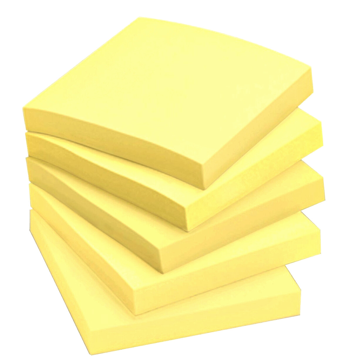 Yellow Sticky Notes Pastel Square Post it 76mm x 76mm 3x 3 100