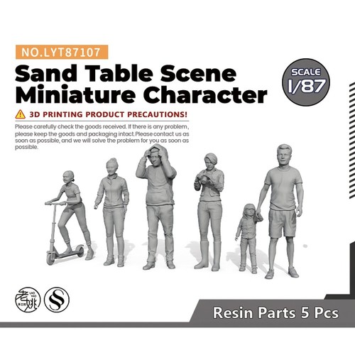Yao's Studio LYT87107 1/87 HO Sand Table Scene Miniature Characters - Picture 1 of 7