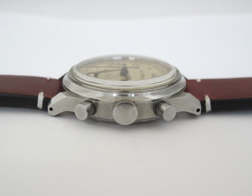 LE PHARE VINTAGE CHRONOGRAPH S/STAHL GROSS 38 MM SPILLMAN CASE VALJOUX 71! - Bild 11 von 17