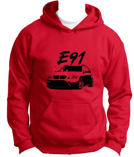 BMW E91 3 Series Hoodie DTG Print Logo Hoody Hooded M3 Car Lover Sweatshirt Gift - Picture 4 of 5