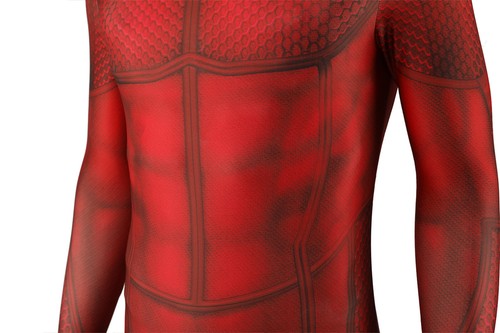Scarlet Spider-Man Muscle Jumpsuit Cosplay Costume Bodysuit Halloween Adult Kids - Bild 8 von 17