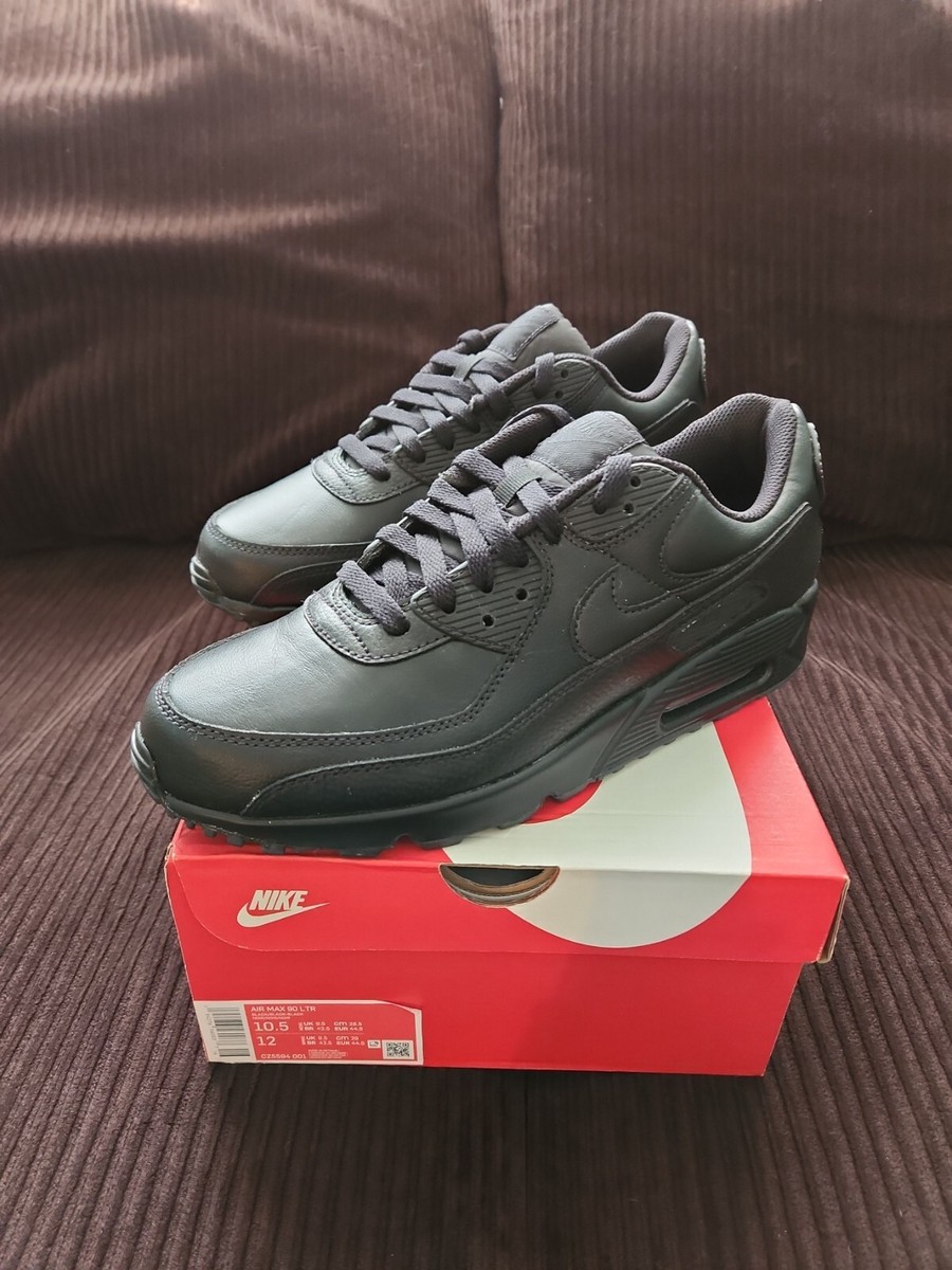 Size 10.5 - Nike Air Max 90 Triple Black 2020 - CZ5594-001 | eBay