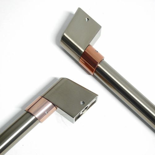 Cafe Gebürstetes Messing Kupfer Akzent 21" 2 Griff Kit - Bild 3 von 3