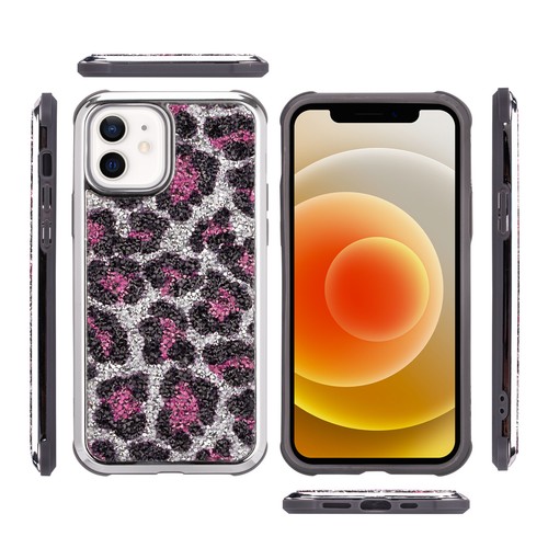 Bling Diamond Leopard Pattern Phone Case For iPhone 13 Pro Max 12 11 XR XS 8 7 6 - Photo 4 sur 34