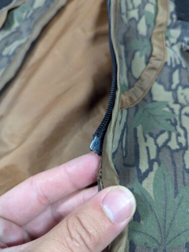 Vintage Winchester Vest Mens Large Realtree Trebark Full Zip Hunting READ - Picture 10 of 13