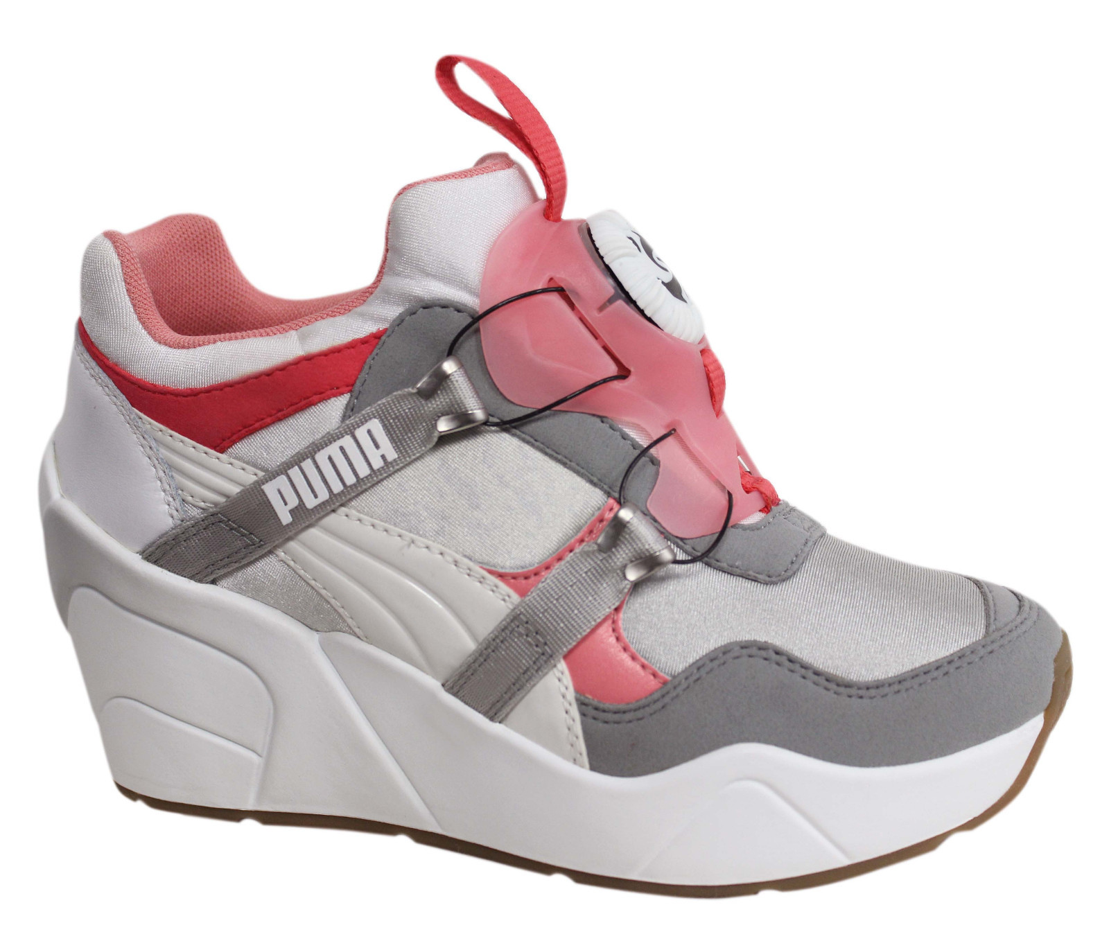 Puma disco cuneo donna rosa bianco grigio costiere formatori 358050 03 u13 Puma disco cuneo donna rosa bianco grigio costiere formatori 358050 03 u13