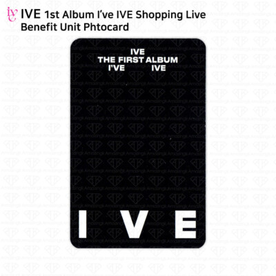 IVE 1st Album I've IVE Naver Shopping Live Benefit Photocard