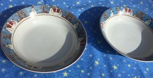 SAKURA-Debbie-Mumm-Snowman-Soup-Cereal-Bowls-2