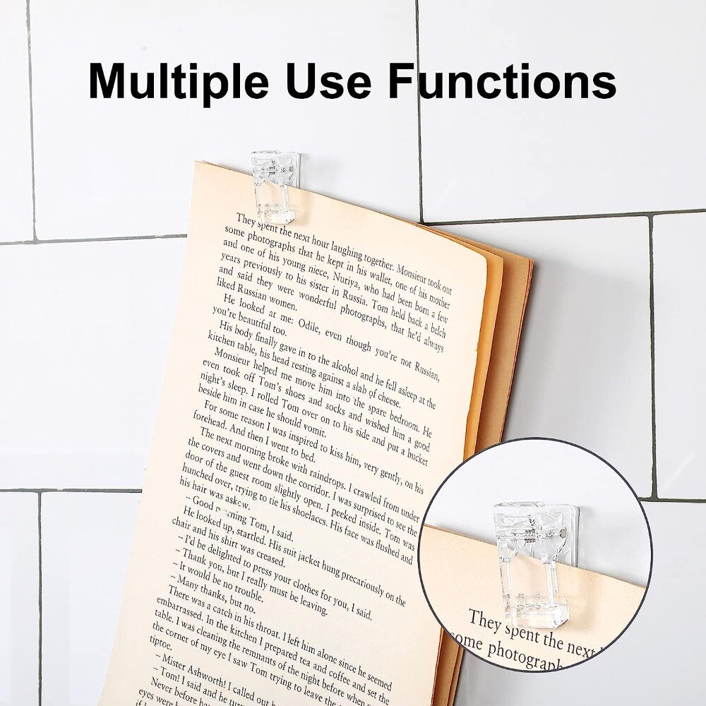 Plastic Wall Clips Self Adhesive Poster Clips Photo Clips Office eBay