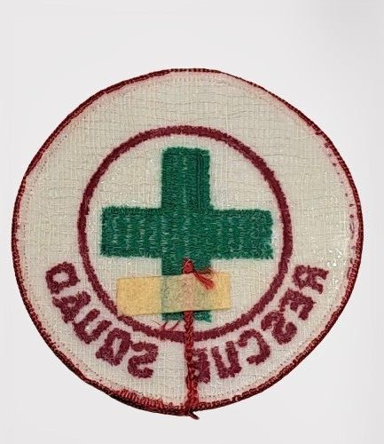 3er-Pack brandneu RESCUE SQUAD AUFNÄHER 3 1/2 ZOLL DURCHMESSER hitzeaktivierte Rückseite - Bild 4 von 4