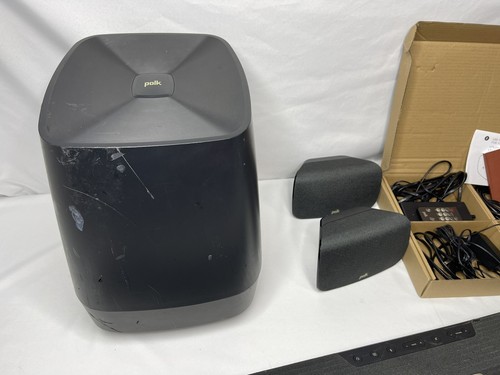 Polk Audio MagniFi MAX SR Audio System AM8414-A Soundbar & Subwoofer Satellites 747192128241 | eBay