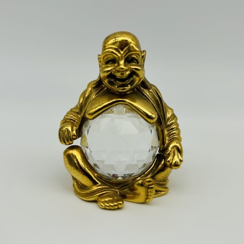 Buddha Statue Transparent Glas Kleine Skulptur Sammlung Dekoration Meditation
