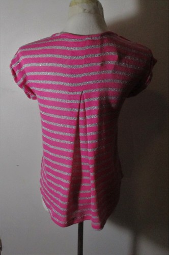 SPLENDID Pink 2 Pc Cap Sleeve Metallic Top Girl's Size 14 NWT $68.00 - Picture 5 of 6