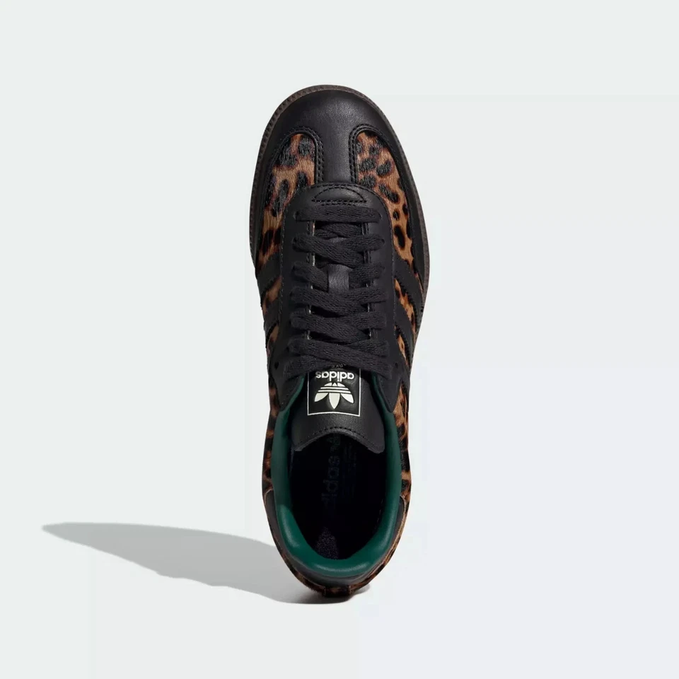 Adidas Mujer Samba OG Negro Verde Leopardo W - JI2735-NUEVO CON CAJA Foto 2 de 4
