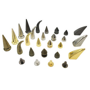 100pcs-Cone-Spots-Metal-Alloy-Punk-Stud-Spike-Rivet-For-Leathercraft-DIY-4-Color