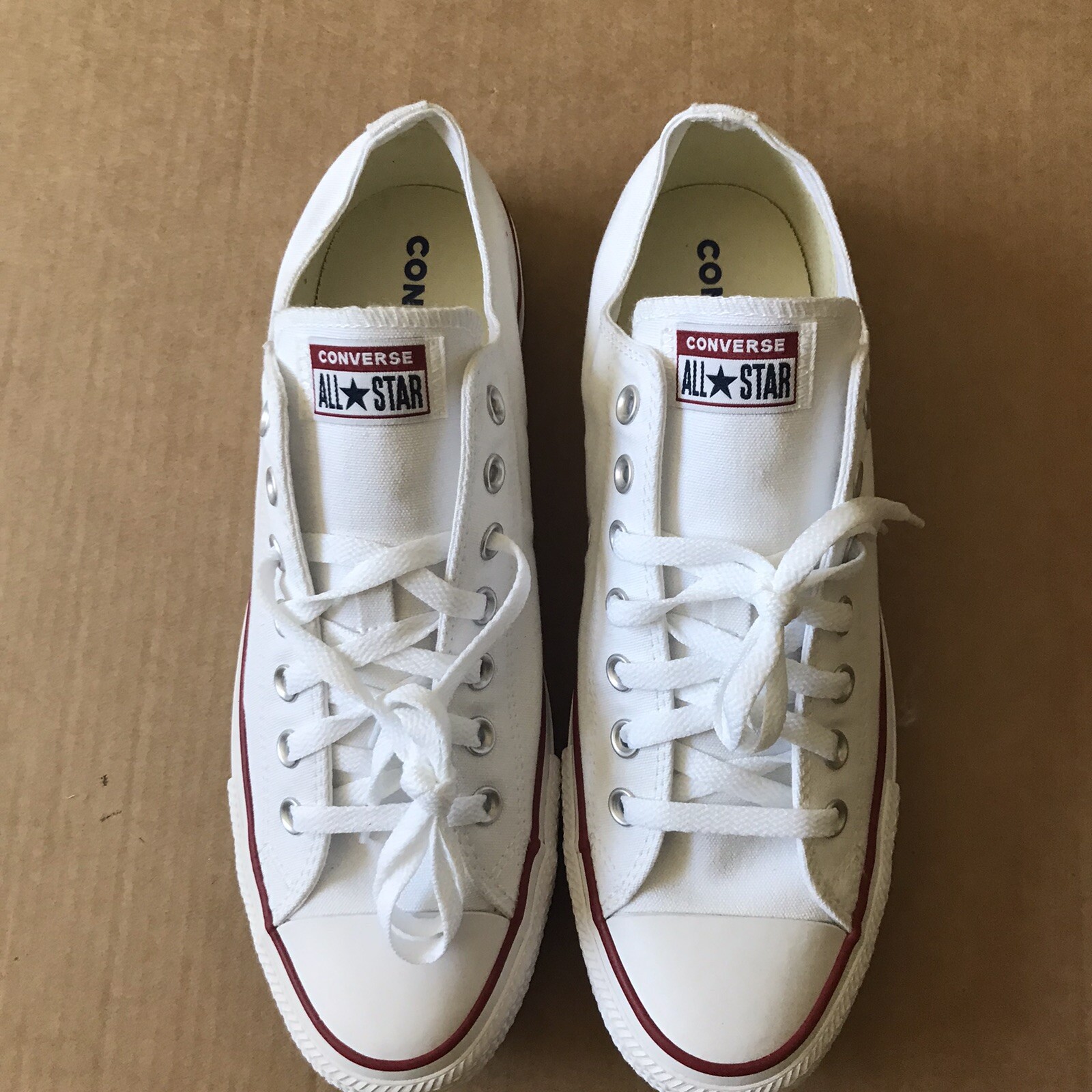 Converse All Low Men 12.Women Sz 14.Sneakers.White.NEW | eBay