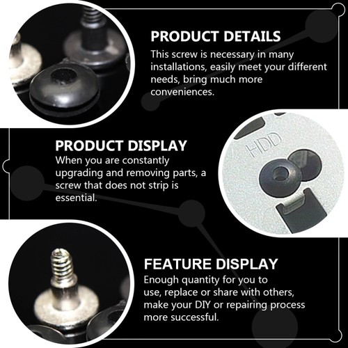 20 Pcs Hard Disk Screw Rubber Ring Computer Screws Kit Drive Repair Electronic - Bild 4 von 12