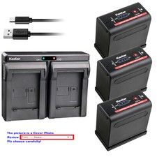 Kastar Battery Dual USB Charger for BP-970G BP-975 Canon XF100 XF105 XF200 XF205