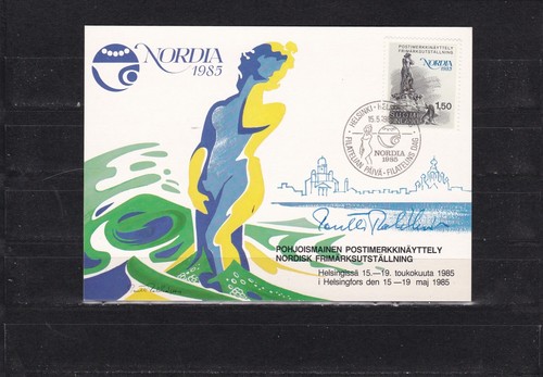 Finland FDC Nordia philatelic exhibition 1985