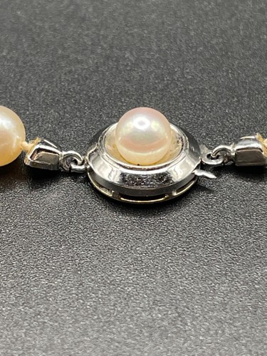 Exclusivo Collar Largo de Perlas Akoya con Cierre Oro 585 76 cm Largo - Imagen 9 de 12