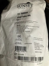Sunset Healthcare Solutions TUB08 CPAP Tube 8 ft - New In Bag