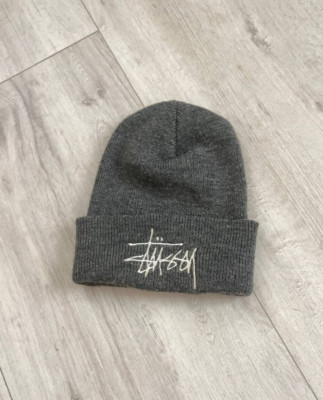 激レア　old stussy beanie USA 製 Stussy Vintage 90s Made in USA Embroidered Logo Beanie Hat