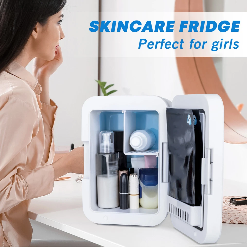 Mini Fridge 10L Portable Table Top Electric Small Cooler Warmer Ice Box Car Home - Image 3 of 4