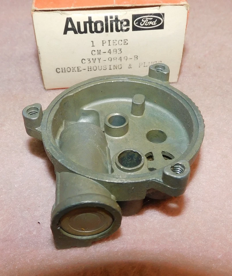 Lincoln Continental 1963 1964 1965 1966 NOS 430 462 4V carcasa obturadora carburador Foto 4 de 4