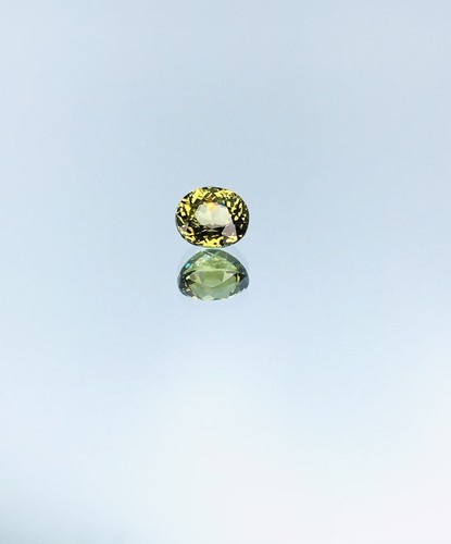 Mali Garnet 1.45 Carat Untreated Gemstone Chrome Lime Green Rare LC natural - Picture 5 of 15