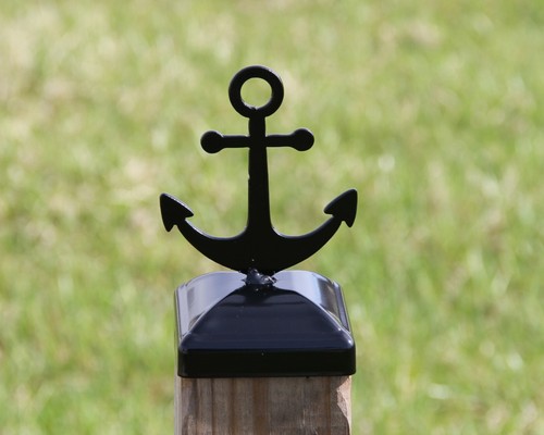 Anchor Decorative Fence Post Cap for 4x4 Wood fence post - Picture 2 of 6