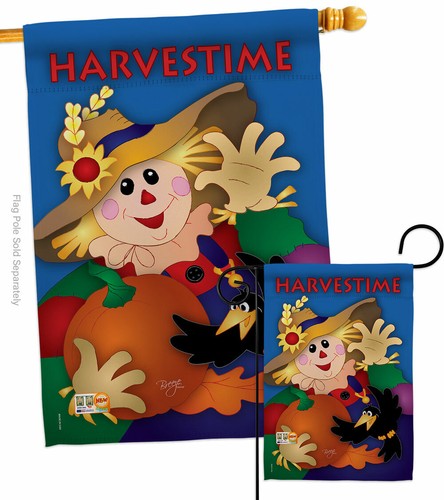 Harvestime Garden Flag Harvest & Autumn Fall Decorative Gift Yard House Banner - Picture 4 of 17