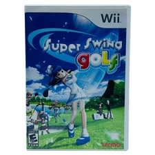 Super Swing Golf (Nintendo Wii, 2006) CIB Complete Tested Game w/ Manual