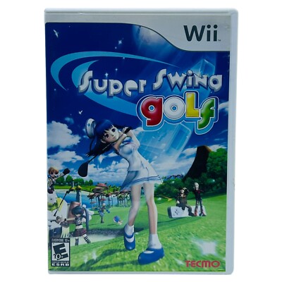 Wii ソフト Super Swing Golf (Nintendo Wii, 2006) CIB Complete Tested Game w