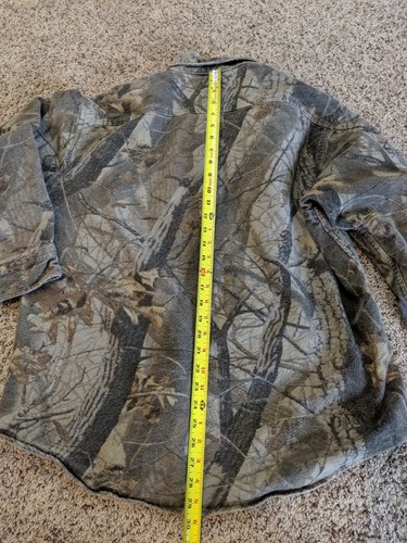 Woolrich Realtree Hardwoods Camouflage Shirt Size LARGE Men's USED V Good Shape! - Picture 8 of 8