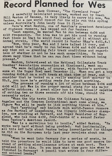 1954 Track and Field News January Parry O’Brien, Josy Barthel, Ray Ewry - Imagen 20 de 24
