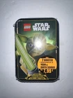 Lego Star Wars Trading Cards Yoda Tin 7 Packs w/Gold Card USA Seller New
