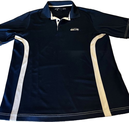 Camisa Polo Seattle Seahawks Para Hombres Grande Logo Águila Fútbol NFL Antigua Para Hombres - Imagen 1 de 6