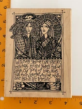Together Rubber Stamp by American Art Stamps - Marsha McCarthy