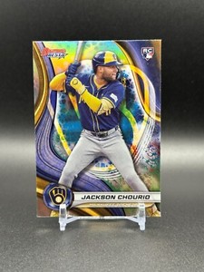 2024 Bowman’s Best JACKSON CHOURIO | #38 Rookie Refractor Brewers