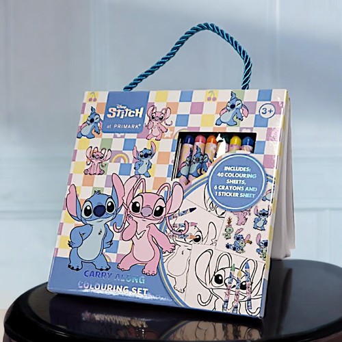 Disney Stitch Activity Set 40 Colouring Sheets 6 Crayons 1 Sticker Sheet - Picture 4 of 18