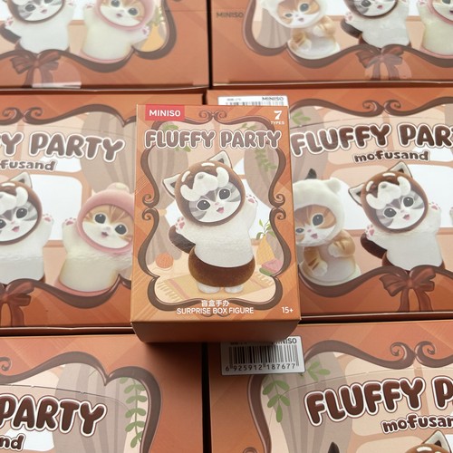 Mofusand flauschige Party Serie Figur Blindbox bestätigt Katze süß Katze Spielzeug Geschenk - Bild 23 von 33